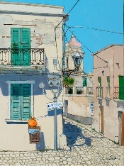 Ruelle pavée, Sicile - 61 x 46 cm - 2010